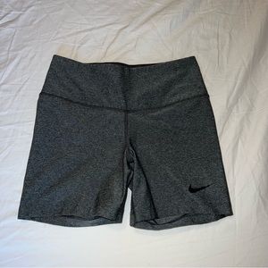 Grey Nike Biker Shorts